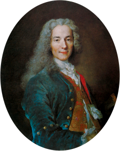 François-Marie Arouet dit Voltaire, autor Nicolas de Largillière cca. 1724.g.