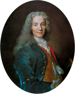 François-Marie Arouet dit Voltaire, autor Nicolas de Largillière cca. 1724.g.
